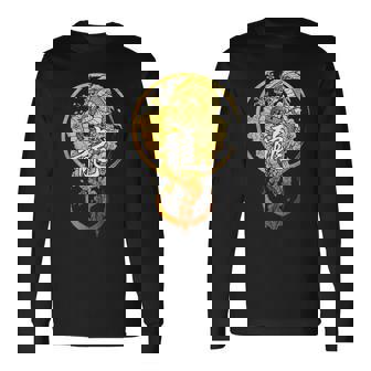 龍 中国の漢字 動物 干支 占星術 ドラゴン 長袖Tシャツ - Kawaiitshirt