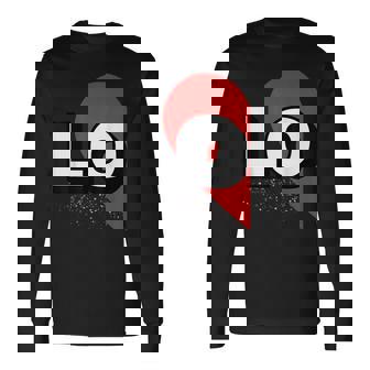 ２人で着るとハートが出来る Loveの文字になる 「Lo」カップル 恋人 長袖Tシャツ - Kawaiitshirt