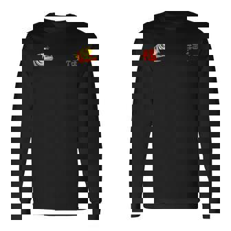 ６歳画伯の作品『虎 福 ビンテージベトジャン風』 長袖Tシャツ - Kawaiitshirt