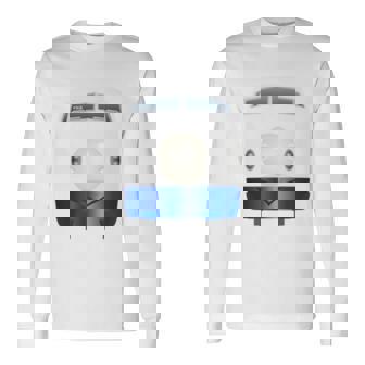 0系新幹線イラスト 長袖tシャツ 長袖Tシャツ - Kawaiitshirt