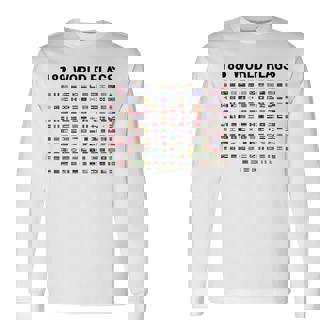 188 世界の国旗 世界の国旗 世界地図 長袖Tシャツ - Kawaiitshirt