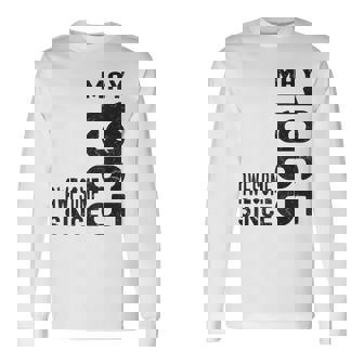 1965年5月以来素晴らしい、1965年5月の誕生日に生まれる 長袖Tシャツ - Kawaiitshirt