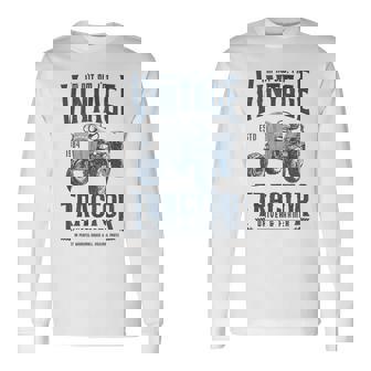 1984 年生まれのビンテージ トラクター ファーマーの誕生日 長袖Tシャツ - Kawaiitshirt