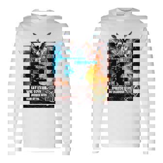 The 27 Club_Jimi Hendrix_001_Back Printed 長袖Tシャツ - Kawaiitshirt