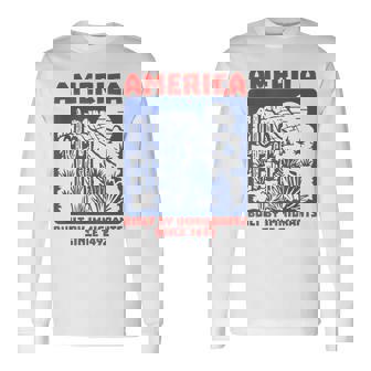 4Th Of July America Built By Immigrants July 4Th Long Sleeve T-Shirt - Thegiftio UK