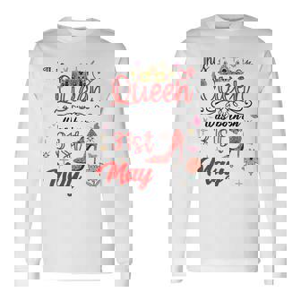 5月31日 誕生日 この女王は5月31日に生まれました 長袖Tシャツ - Kawaiitshirt