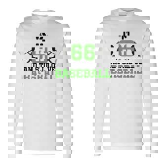 66歳の誕生日 野球 66歳 野球選手 誕生日 長袖Tシャツ - Kawaiitshirt