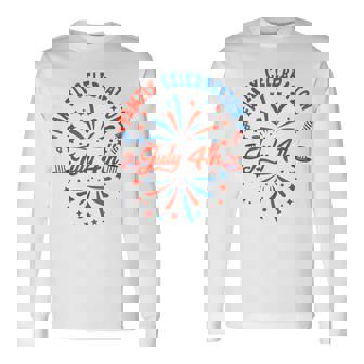 7月4日 家族祝 2024 おそろい ファミリー レトロ 長袖Tシャツ - Kawaiitshirt