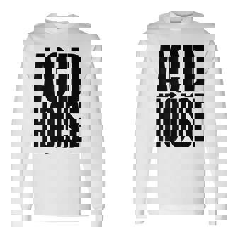 Acid House Music 90年代 Edm Rave Festival Dance Lover 長袖Tシャツ - Kawaiitshirt