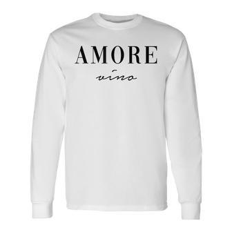 Amoreino Italiano -Ino En Italiano Camiseta de manga larga - Regaloses