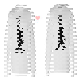 Asl Bigfoot I Love Youign Language Bigfoot I Love You Asl 長袖Tシャツ - Kawaiitshirt