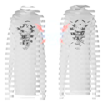 Auriculares De Música Gráfica Dj Camisa Envejecida Camiseta de manga larga - Regaloses