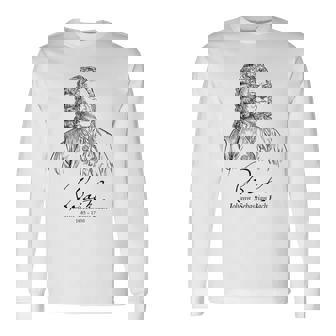 Bach German Composerバッハ、ドイツの作曲家、音楽家、クラシカル 長袖Tシャツ - Kawaiitshirt