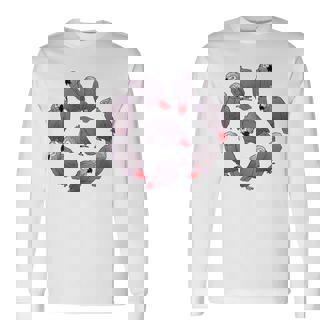 Bandada De Loros Grises Africanos Camiseta de manga larga - Regaloses