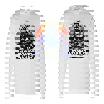 Bassquatch 音楽愛好家のためのサスカッチdjデザイン 長袖Tシャツ - Kawaiitshirt