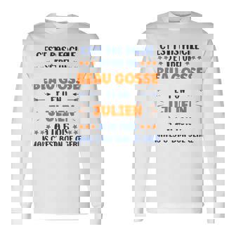 Beau Gosseuper Julien Garçon Prénom Humour Julien T-shirt à manches longues - Cadeauxyz