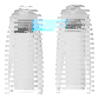 Beautifuleaside Town Hayama Unny Day Myusy 長袖Tシャツ - Kawaiitshirt