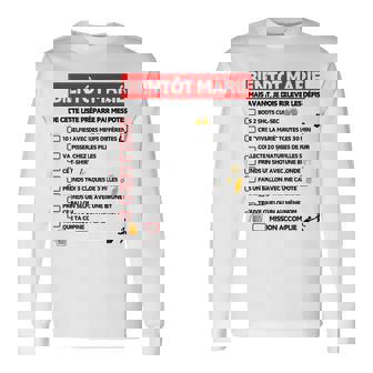 Bientôt Marié Evg Liste Drôle Enterrement Deie De Garçon T-shirt à manches longues - Cadeauxyz