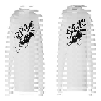 Bite Me 面白いフィッシャーマンフィッシングルアー 長袖Tシャツ - Kawaiitshirt