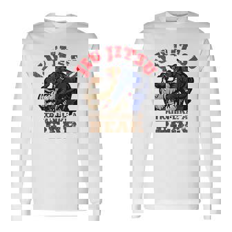 Bjj ブラジリアン柔術 クマのようにトレーニング 長袖Tシャツ - Kawaiitshirt