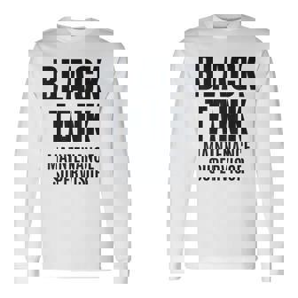 Black Tank Maintenance Supervisor Rv Father's Day Long Sleeve T-Shirt | Mazezy