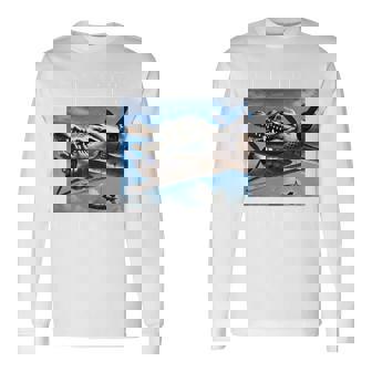 Bombardino Crocodilo イタリアンブレインロットミーム 長袖tシャツ 長袖Tシャツ - Kawaiitshirt