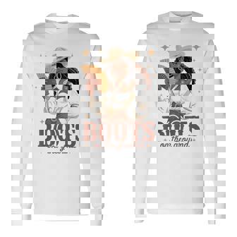 Boots On The Ground Cowgirl Junenth African American Long Sleeve T-Shirt - Monsterry