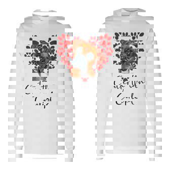 Boxer Dog Cuter Than Cupidalentines Day ボクサー犬 長袖Tシャツ - Kawaiitshirt