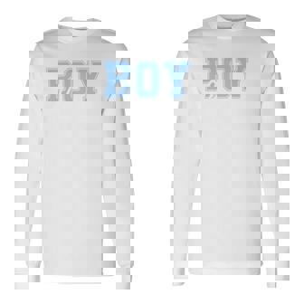 Boy Dad Est 2025 Baby Reveal New Boy Daddy First Fathers Day Long Sleeve T-Shirt - Monsterry