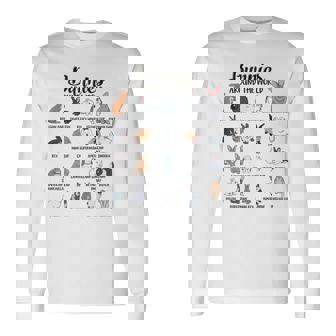 Bunnies Around The World Rabbit Breeds Long Sleeve T-Shirt - Thegiftio