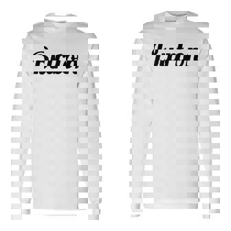 Burton バートン の名前を言うトップ 長袖Tシャツ - Kawaiitshirt