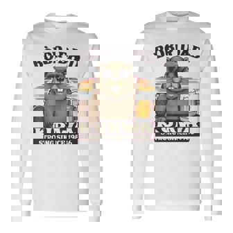 Bòbr Dad Kurwatrongince 1986 Bòbr Kurwa Birthday 長袖Tシャツ - Kawaiitshirt
