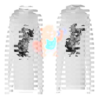Bóbr Kurwa Gym Fitness Meme ボディービルダー&パンパー 長袖tシャツ 長袖Tシャツ - Kawaiitshirt