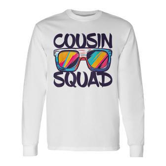Camisa Cousinquad Para Adultos Y Niños A Juego Para Primos Camiseta de manga larga - Regaloses
