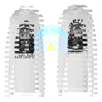 Campingtars タイムアウト リラックス ホリデー キャンプ キャンパー 自然 長袖Tシャツ - Kawaiitshirt