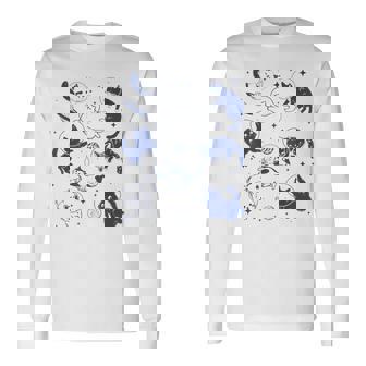 Cats Astronaut In Space Space Cat For Cat Lover Long Sleeve T-Shirt - Thegiftio UK