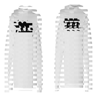 Centipede Humor Human Centiped Parody Horor 長袖Tシャツ - Kawaiitshirt