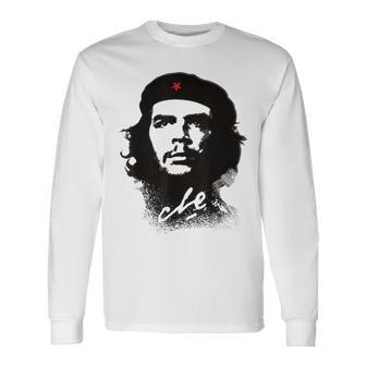 Che Guevara Revolution Rebel Cuba Hero Cuban Leader Long Sleeve T-Shirt - Thegiftio UK