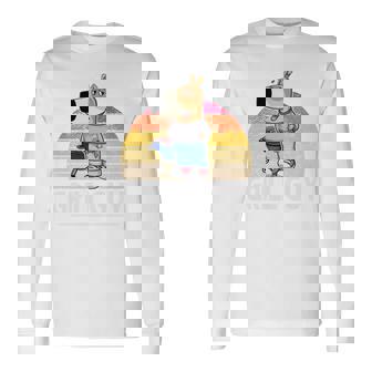 Chill Guy Meme Grill Guy Bratwurst グリル シェフグリル 長袖tシャツ 長袖Tシャツ - Kawaiitshirt