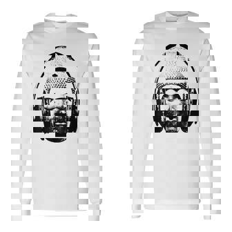 Chilling Buddha Avec Dj Musique Casque T-shirt à manches longues - Cadeauxyz