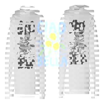 Ciao Bella Lemon Long Sleeve T-Shirt | Mazezy
