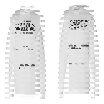 Class Of 2037 Grow With Me 手形 幼稚園 12年生 長袖Tシャツ - Kawaiitshirt