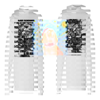 Cockerpanieltarry Night Christmasan Gogh Doganta Hat 長袖tシャツ 長袖Tシャツ - Kawaiitshirt