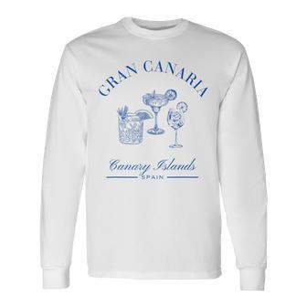 Cócteles Gran Canaria Islas Canarias Españaacaciones Camiseta de manga larga - Regaloses