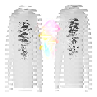 Colorful Minimalic Drippingkull 長袖tシャツ 長袖Tシャツ - Kawaiitshirt