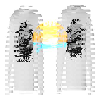On Cruise Time Beach Summer Vacation Matching Family Cruise Long Sleeve T-Shirt - Thegiftio