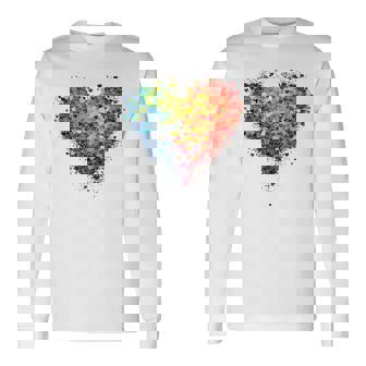 Csd Parade Regenbogen Lgbt Herz Lgbtq Blumen Pride Liebe Langarmshirts - Geschenkecke