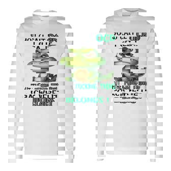 Cute Crocodile You Call It Ocd I Call It Long Sleeve T-Shirt | Mazezy