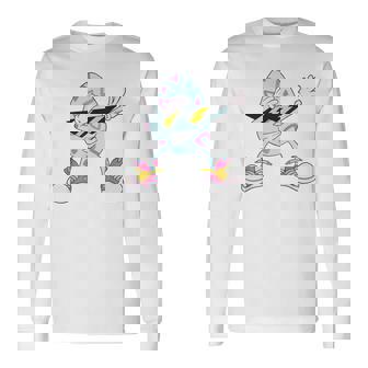 Dabbing Easter Egg Cartoon Dab T-shirt à manches longues - Cadeauxyz