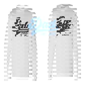 Dad Est 2025 Dad To Be New Dad 長袖Tシャツ - Kawaiitshirt